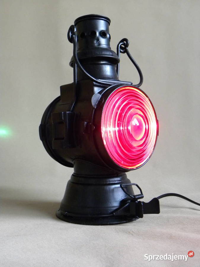Kolekcjonerska lampa naftowa kolejowa semaforowa dolnośląskie Legnica
