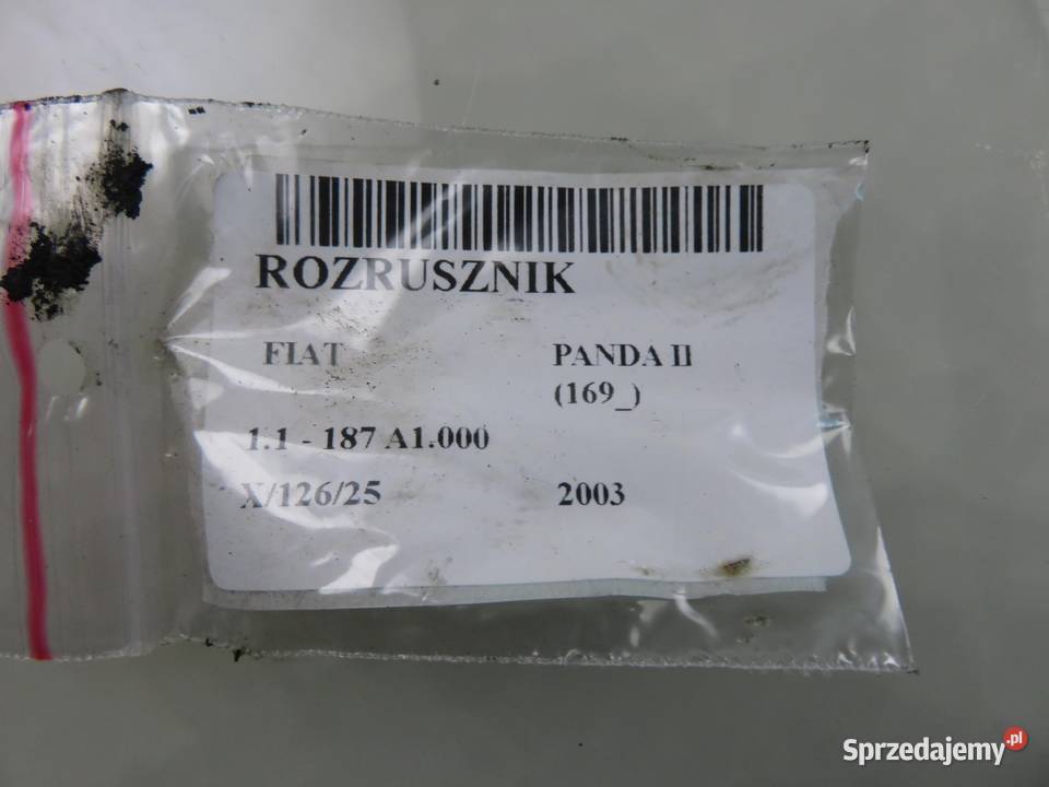 ROZRUSZNIK FIAT PANDA II 11 54 63101021 Motoryzacja