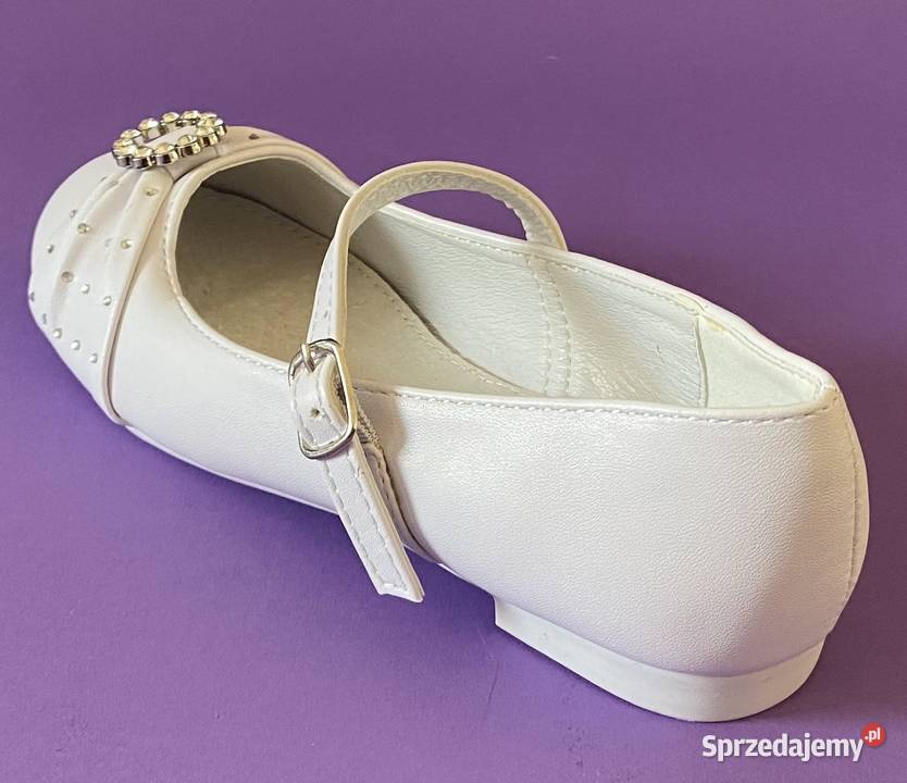 Dziewczęce białe baleriny rozmiar 29 1319 mazowieckie Żyrardów sprzedam