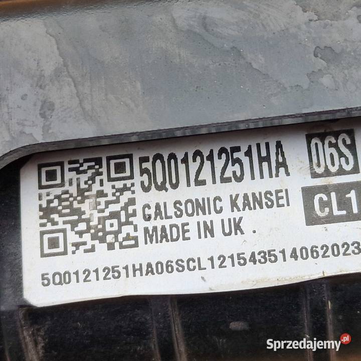 AUDI S3 8V VW CHŁODNICA WODY DODATKOWA UCHWYT Kargowa