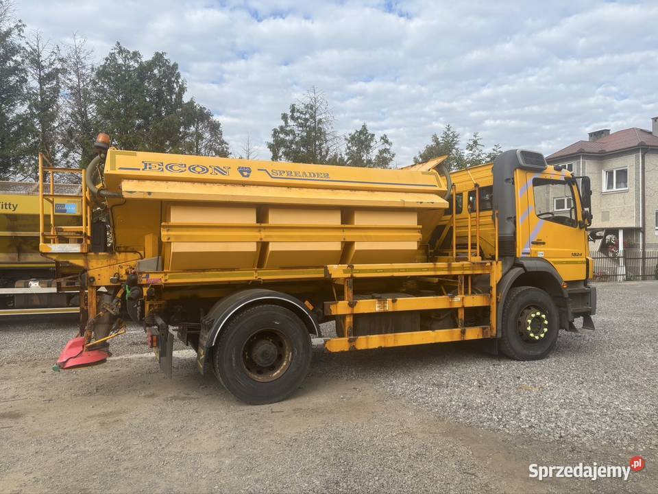 MERCEDES Axor 1824 4x2 2013 Piaskarka solarka żółty Ropczyce