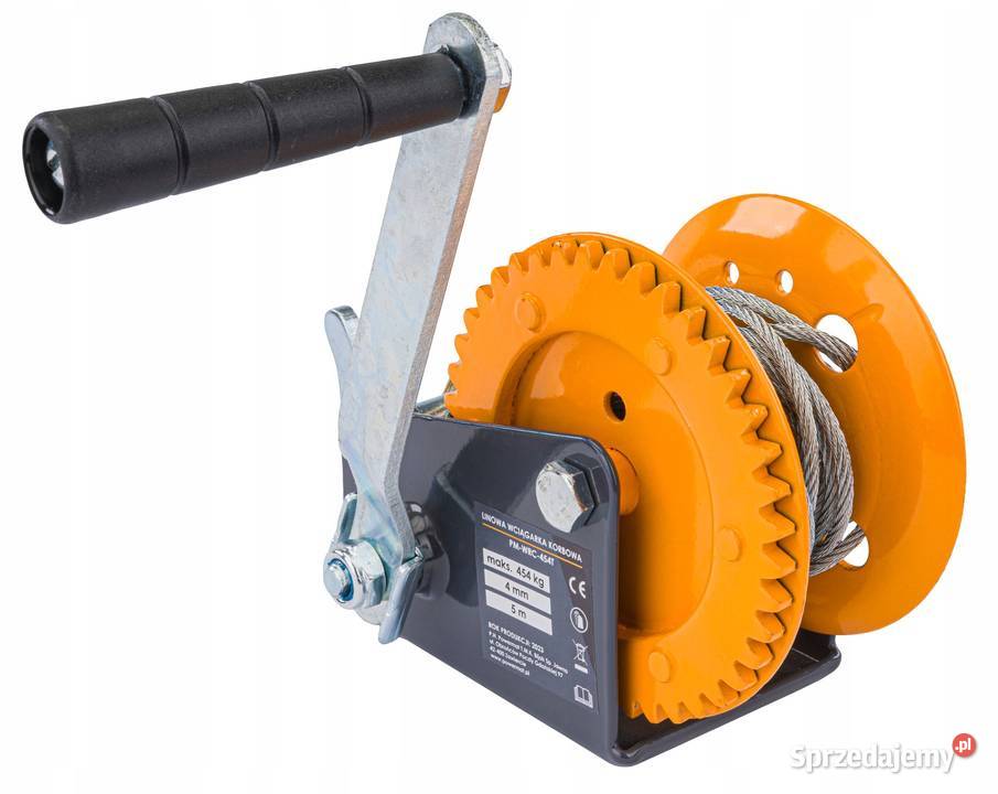 Linowa WCIĄGARKA WYCIĄGARKA Korbowa Ręczna 454 śląskie