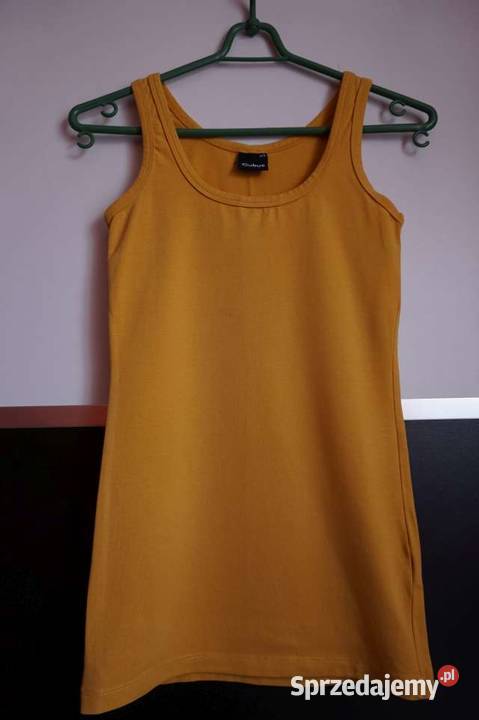 musztardowa Cubus xs 34 koszulka top bokserka Toruń