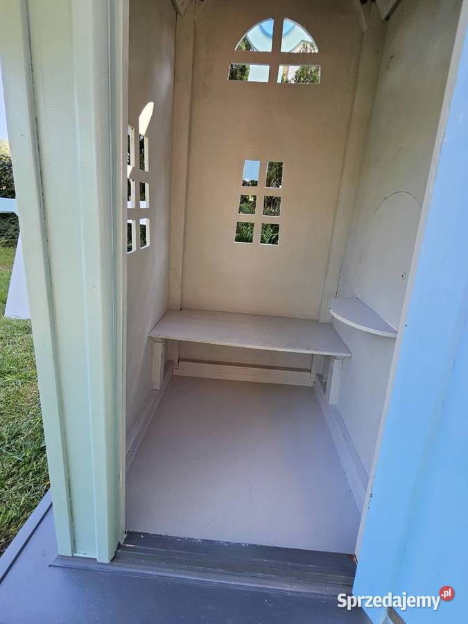 Wiatrak ogrodowy drewniany domek dzieci duży Lublin