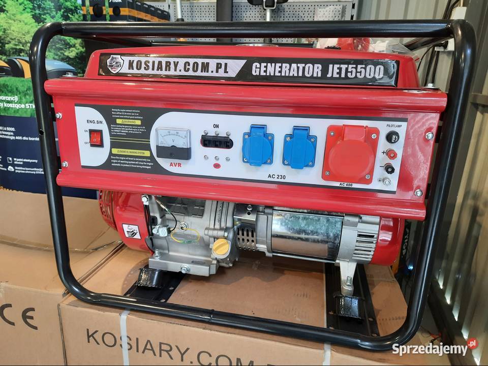 NOWY Agregat prądotwórczy 5KW 16000W 3 fazowy Sędziszów Małopolski