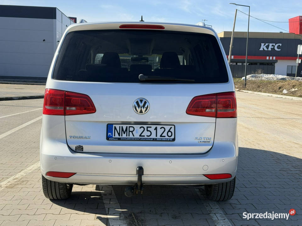 Volkswagen Touran 20 TDI 140 7 OSOBOWY Tempomat elektrochrom. lusterko wst. warmińsko-mazurskie Mrągowo