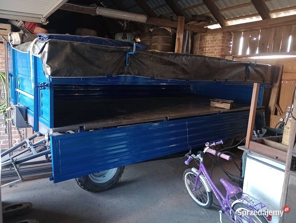 Przyczepa rolnicza wywrotka nieuszkodzony Stróża