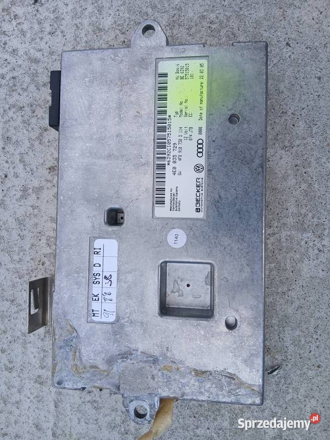 Moduł komputer sterownik MMI Audi A6 C6 A8 D3 Q7 Szczerbice sprzedam