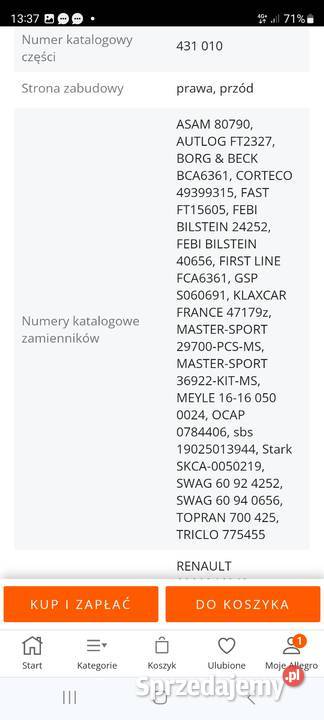 Wahacz Renault clio lllModus Wahacze Tarnów
