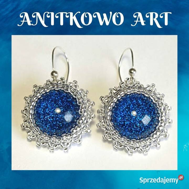 KOLCZYKI Z ŻYWICĄ Warszawa