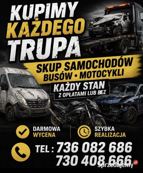Skup aut motocykli busów darmowa wycena szybka Skup pojazdów Opole