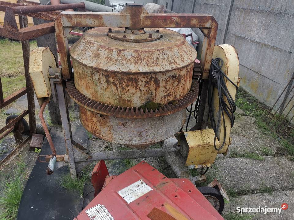 Betoniarka budowlana duża dwie sztuki mieszadlo