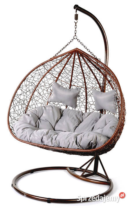 Fotel wiszący kokon wolnostojący BAHAMA beżowy małopolskie Skawina sprzedam