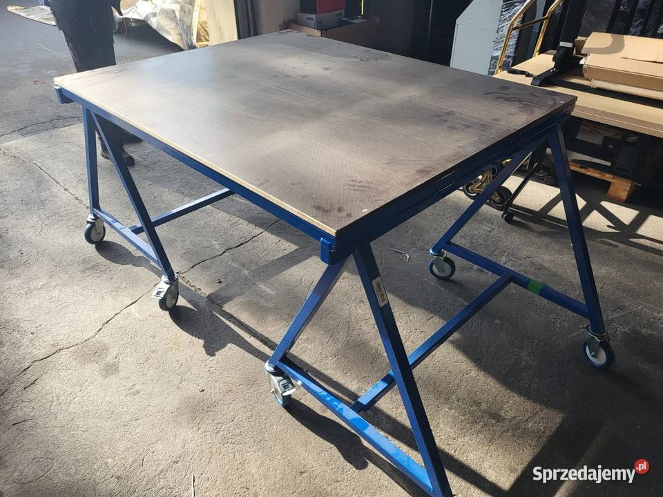 Stół warsztatowy mobilny rozkładany blat 150 x Rybnik
