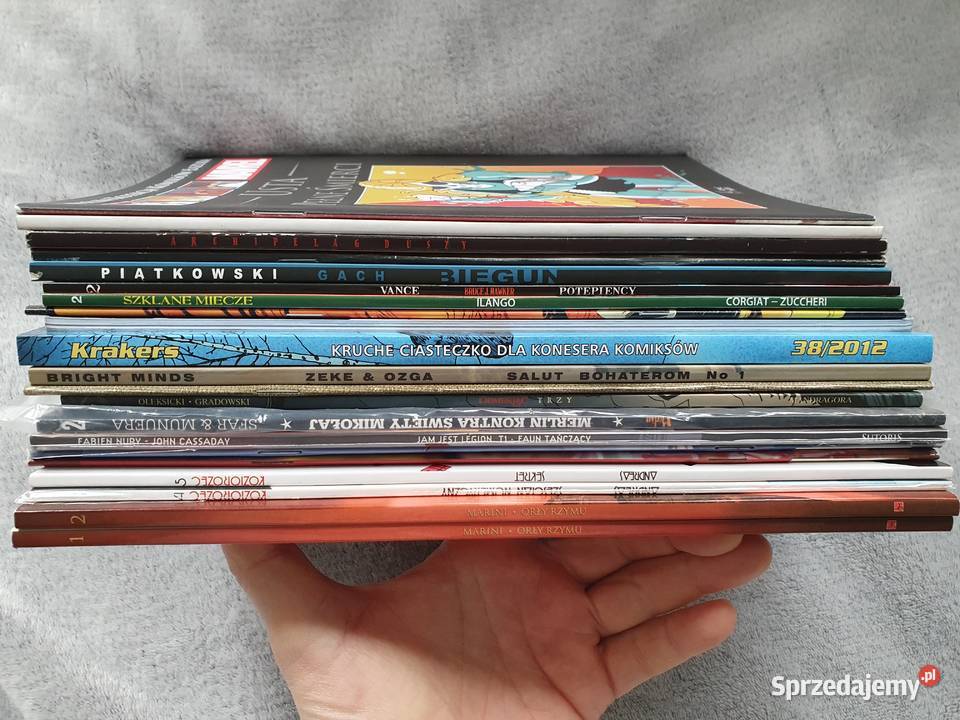 Zestaw 21 komiksów polskie wydania pomorskie Gdynia