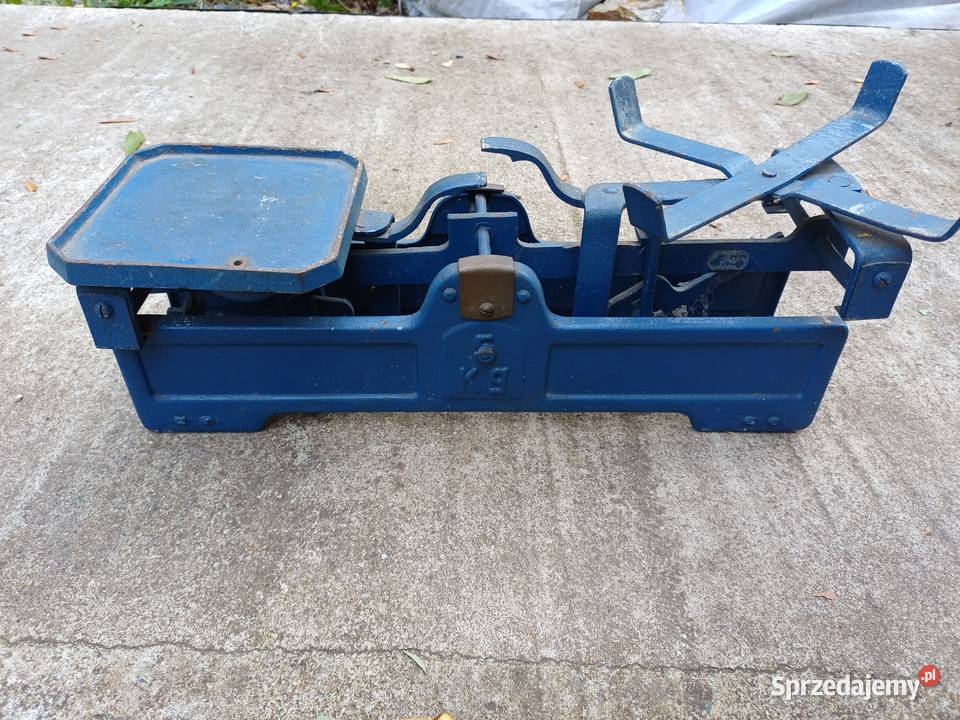 Stara szalkowa waga Lubań