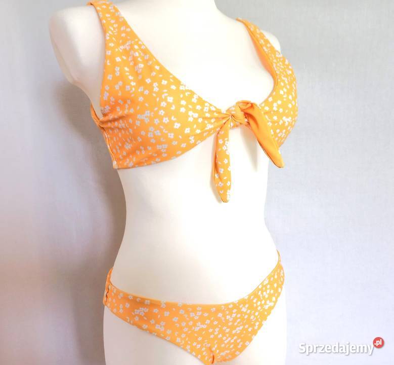 Strój Kąpielowy żółty Dwuczęściowy Bikini r 3638 Białystok