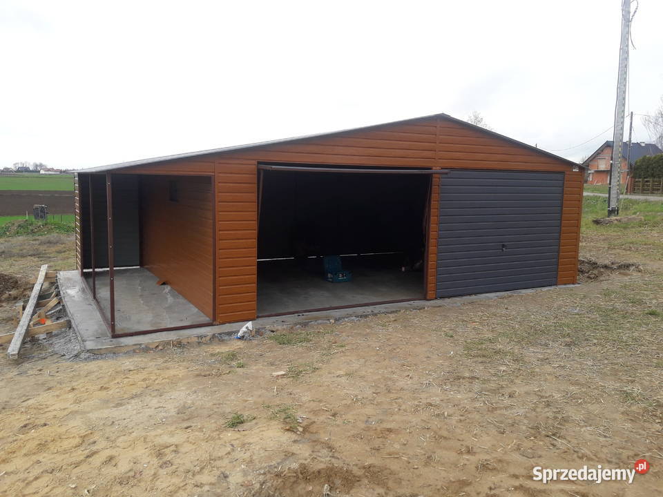 Garaż blaszany drewnopodobny Garaże Blaszane Pozostałe lubelskie sprzedam