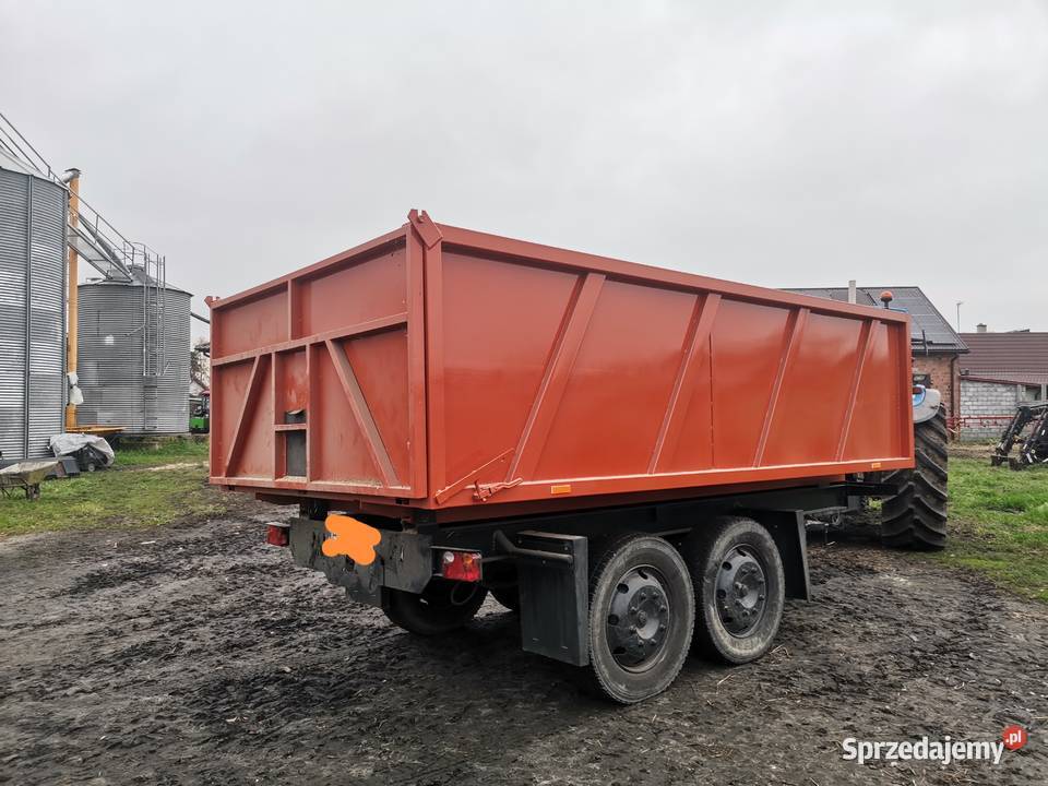 Przyczepa tandem wywrotka zarejestrowana Wieluń