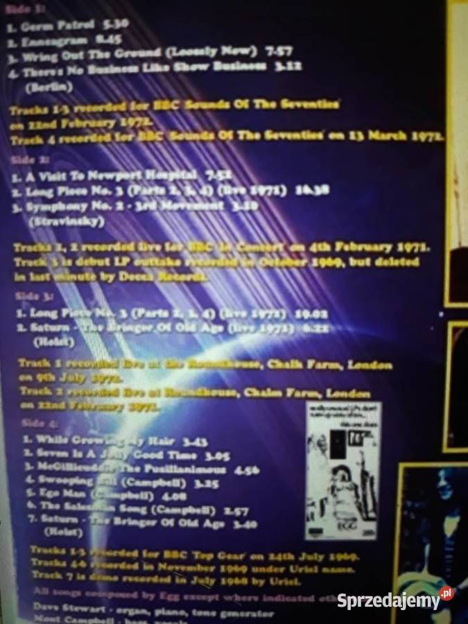 Archiwum Hard Prog Rocka EGG LIVE 1971 BBC podkarpackie Rzeszów