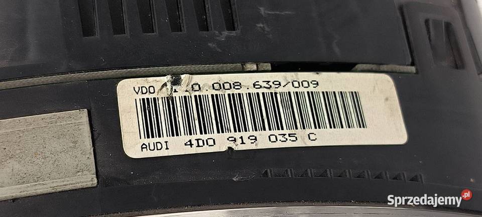 LICZNIK ZEGAR AUDI A8 D2 4D0919035C