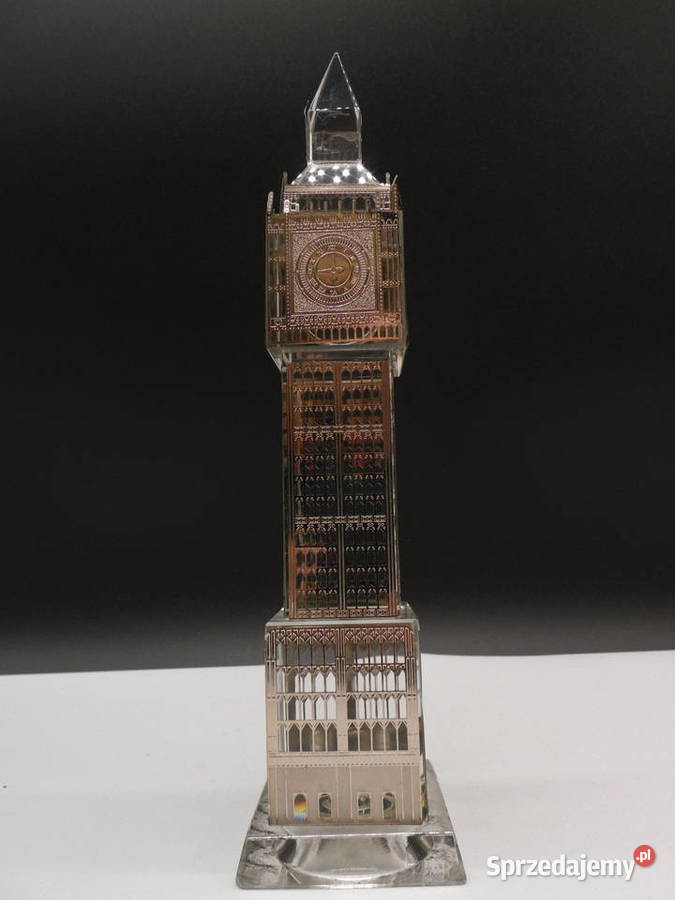 Pamiątkowa Figurka Kryształowa Big Ben Londyn Raszków sprzedam