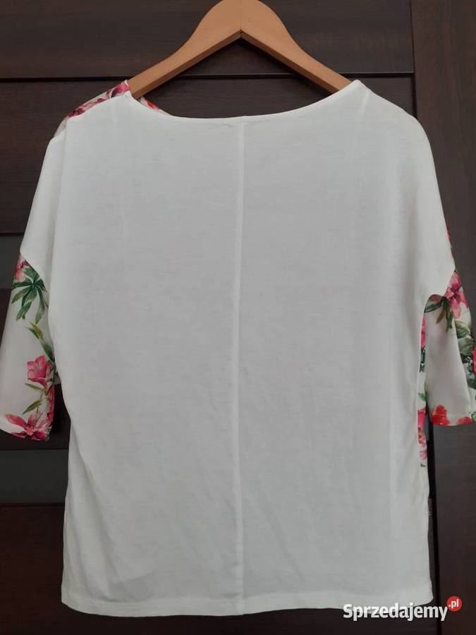 efektowna bluzka w róże M S Bluzki i koszule Gdańsk