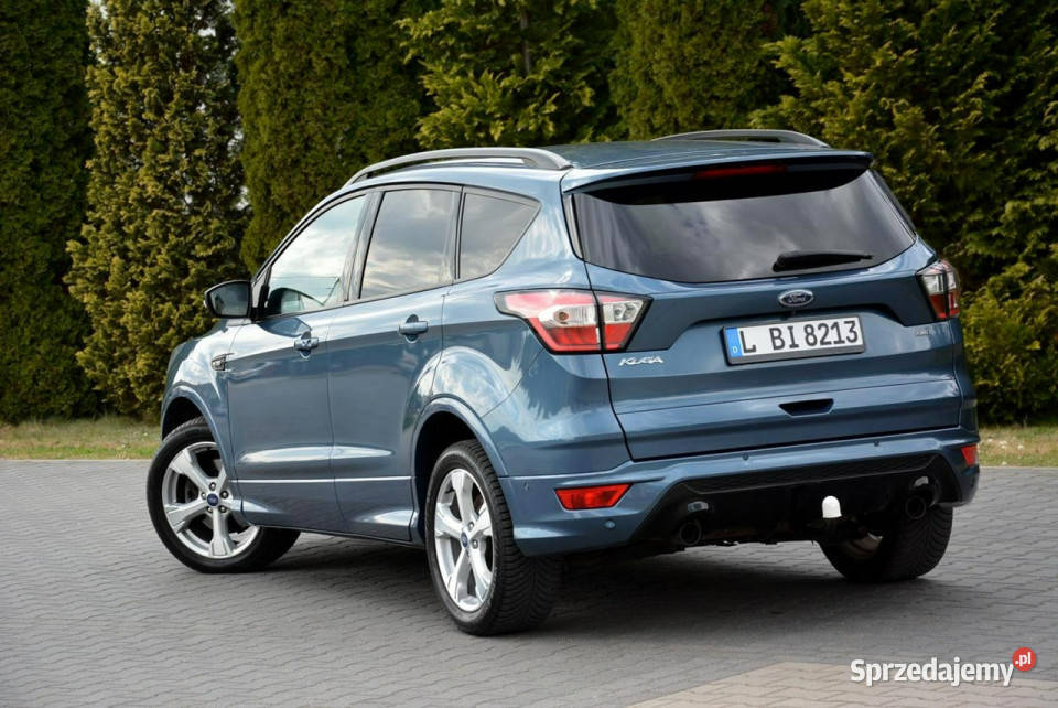 Ford Kuga STLine Skóry 4X4 Radar Xenon Ledy podgrzewane fotele mazowieckie Ostrów Mazowiecka sprzedam