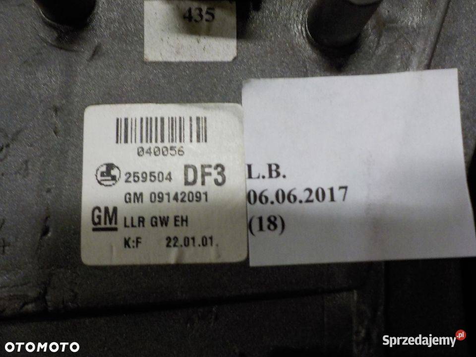 LUSTERKO PRAWE OPEL ASTRA G 5 PIN 09142091 Nowy Tomyśl