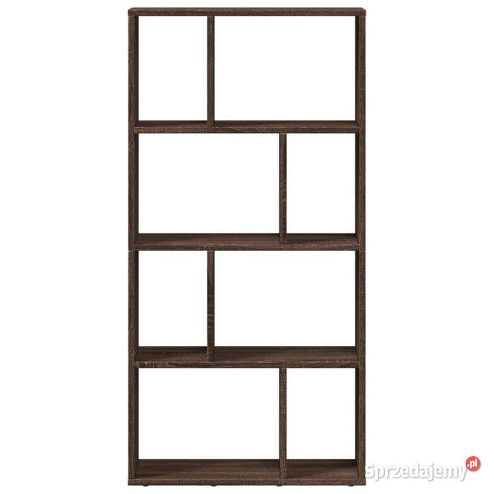 Regał brązowy dąb 60x20x120 materiał Warszawa