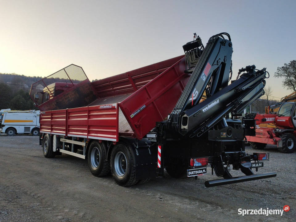 MAN Man 26440 6x4 HDS HIAB 166 B3 DUO Wywrotka ABS Widełki