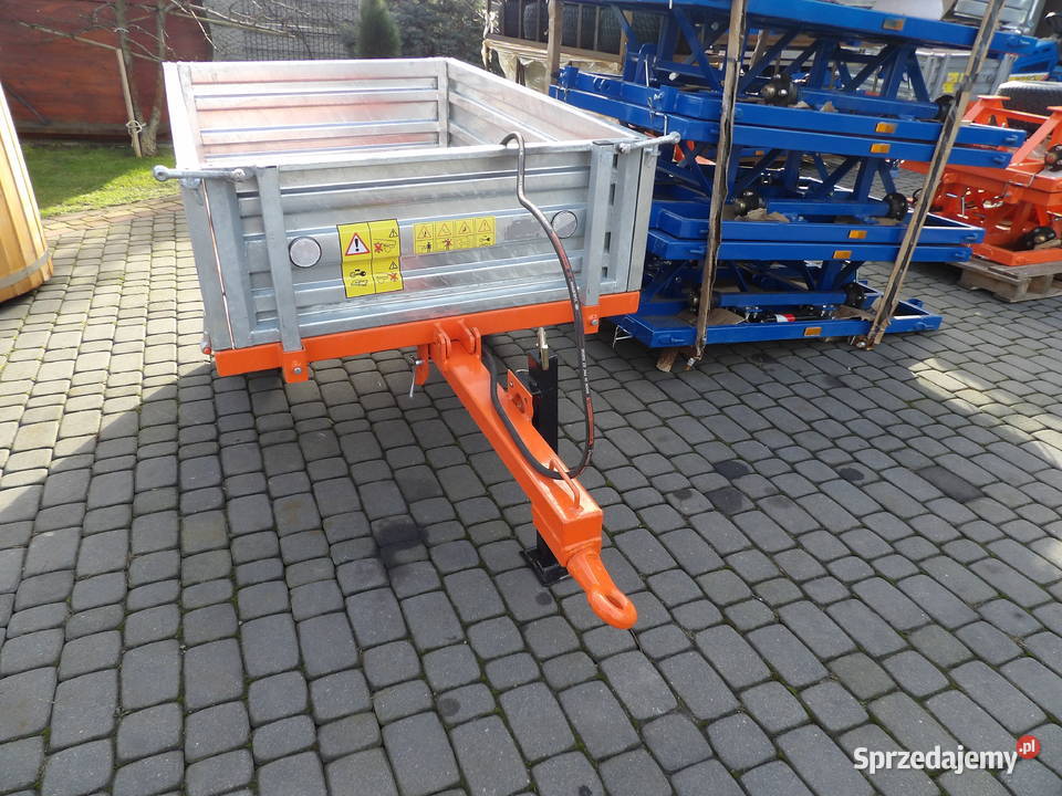 Przyczepa do mini traktorka z wywrotem 250 x 120 nieuszkodzony wielkopolskie