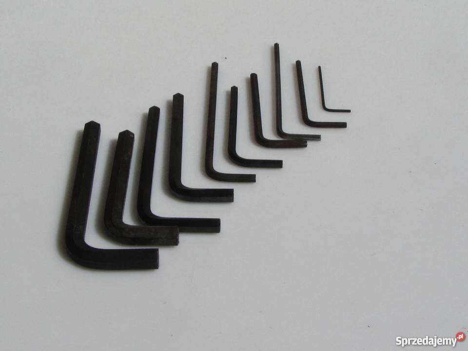 Klucze imbusowe sześciokątne różne rozmiary Narzędzia Olecko