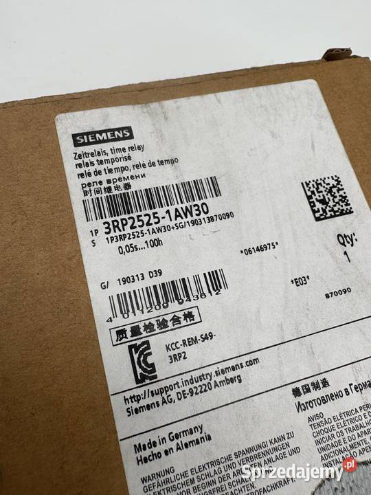 Siemens 3RP24241AW30 Time relay mazowieckie