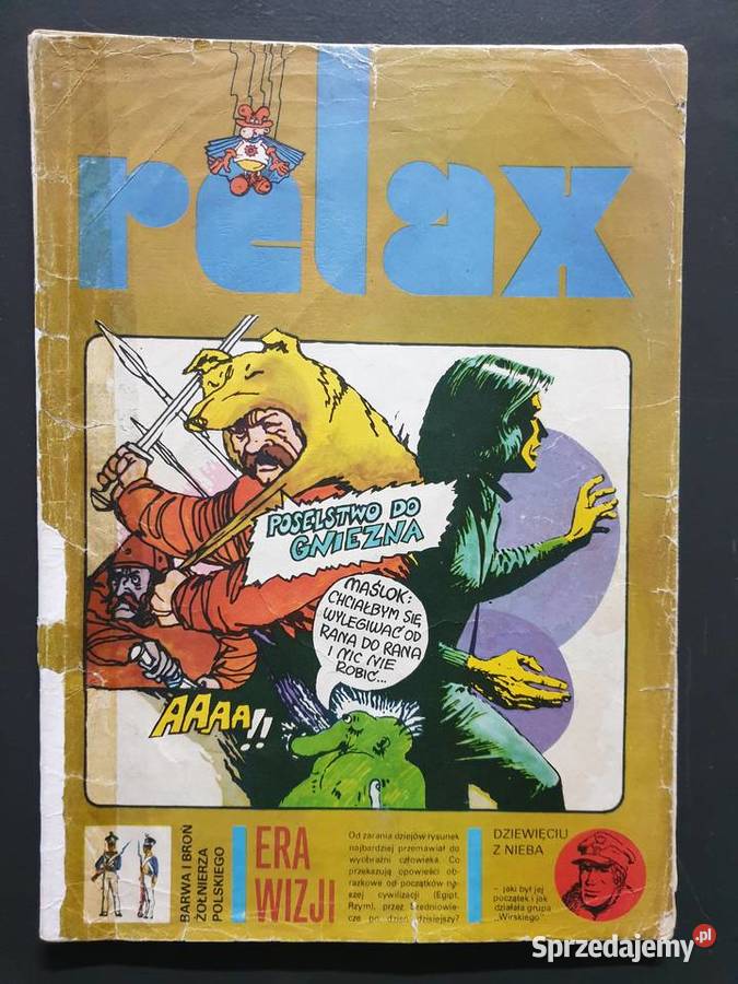 Magazyn Opowieści Rysunkowych Relax zeszyt 1 Komiksy Gdynia sprzedam