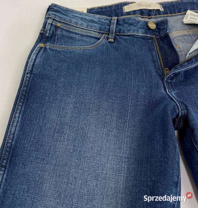 Spodnie damskie Wrangler Sara Meadow Blue W27 Długie Pisz