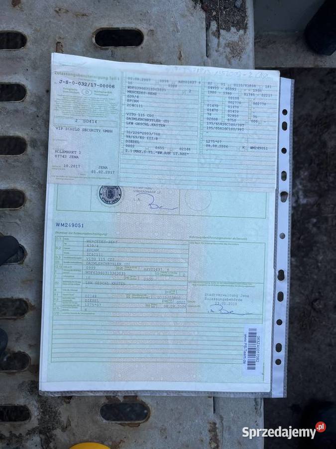 Mercedes Vito 22 CDI w639 Trzciel
