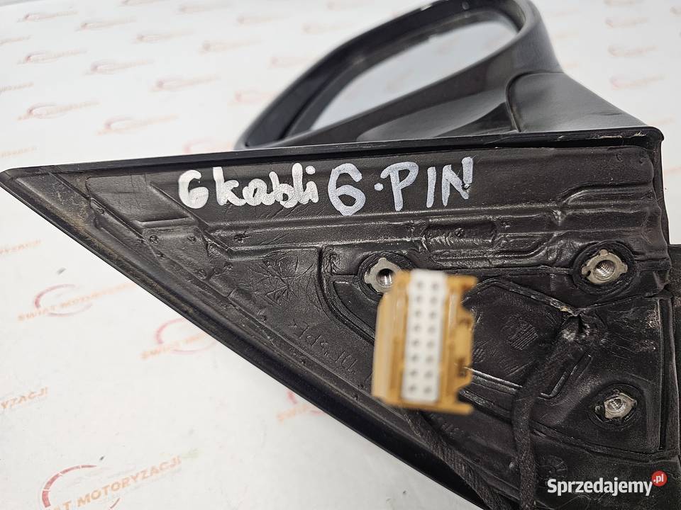 CAYENNE I 7L5 12r lusterko prawe 6pin czarne świętokrzyskie Kielce