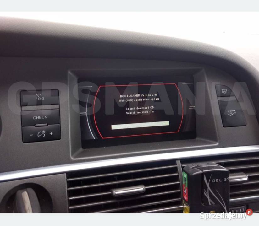 Audi MMI 2G BOOTLOADER polskie menu aktualizacja GPS i akcesoria łódzkie Aleksandrów Łódzki