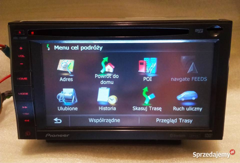 STACJA MULTIMEDIALNA PIONEER AVIC F920BT video wielkopolskie Konin
