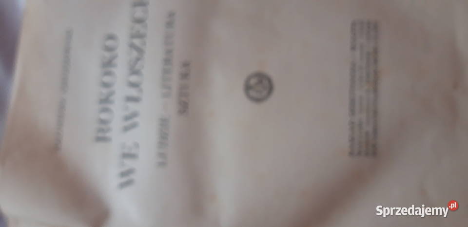 ROKOKO we Włoszech Chłedowski 1915 ilustr Antyki, Sztuka, Kolekcje Iwno