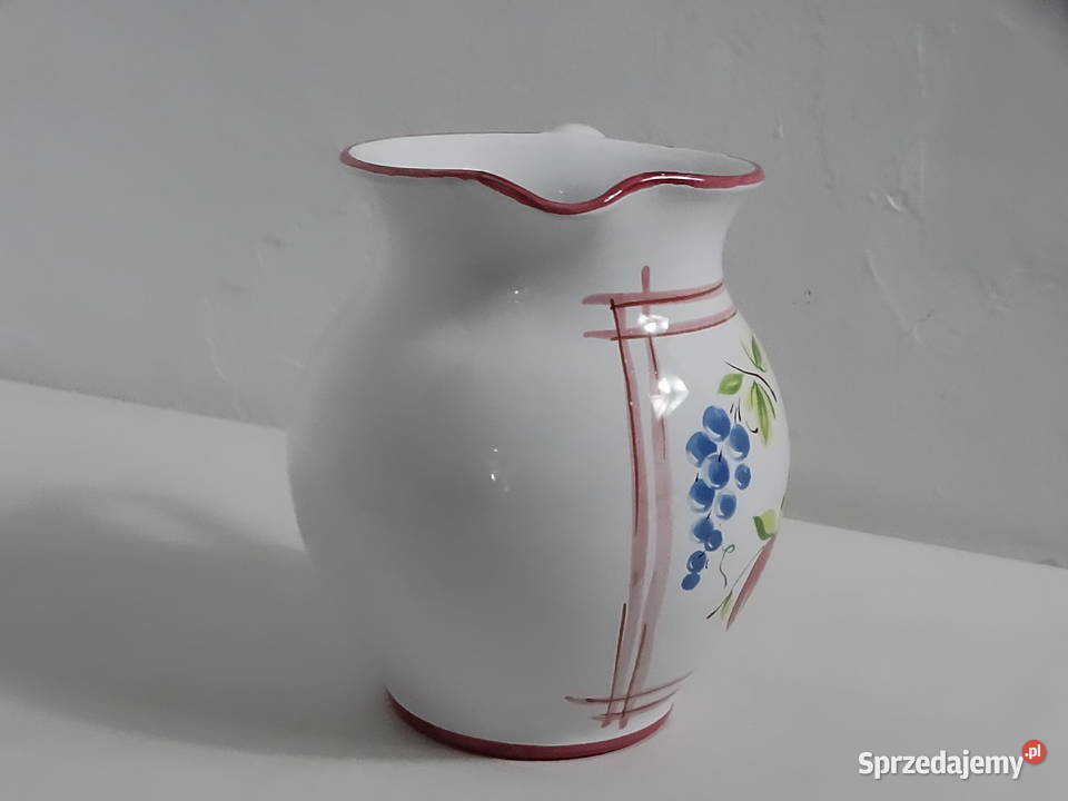 Duży Zestaw Ceramiczny Miska Dzbanek Motyw lubelskie Biłgoraj sprzedam