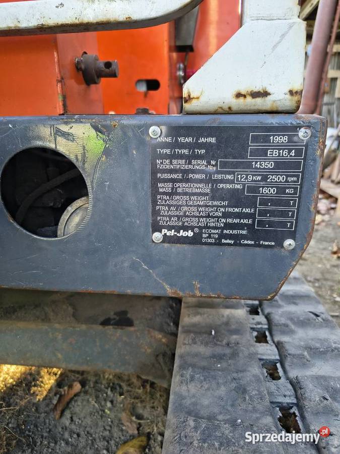 Minikoparka Pel Job 3cylindry l3e 1600 Opole