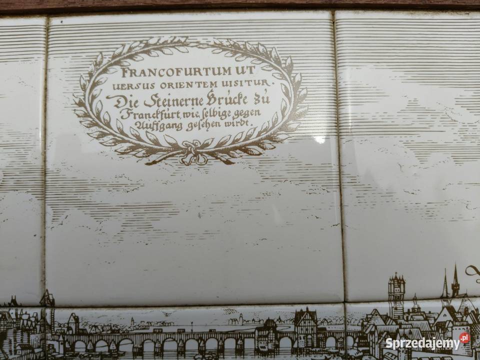 zabytkową panoramę Frankfurtu Menem z kamiennym dolnośląskie Wrocław
