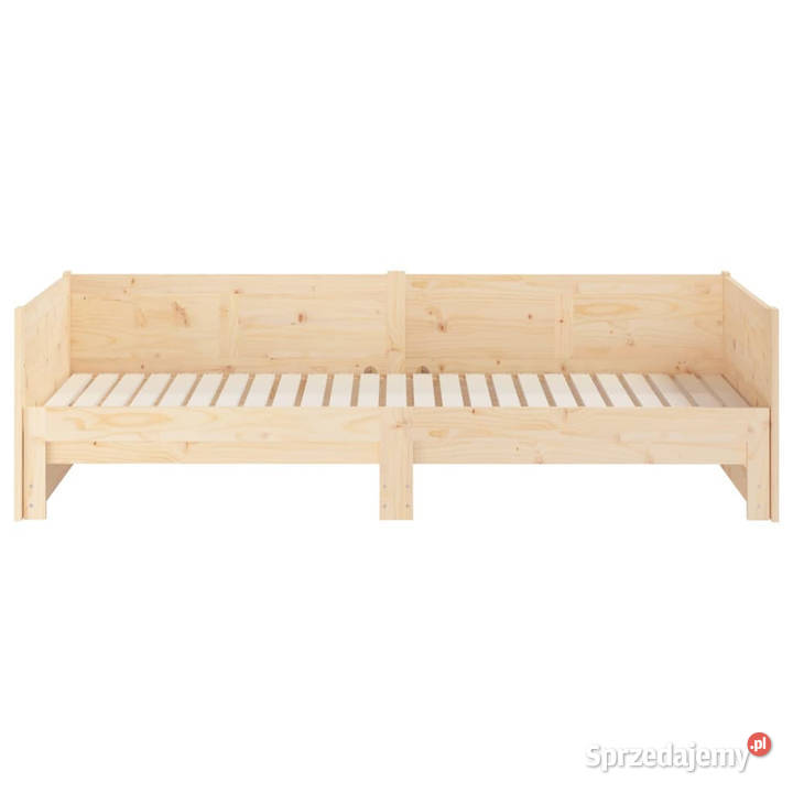 Łóżko rozsuwane lite drewno sosnowe 2x80x200 57cm Warszawa