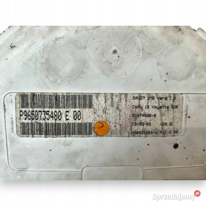 LICZNIK ZEGARY P9650735480 Citroen C3 I C2 11 14 lubelskie Chełm sprzedam