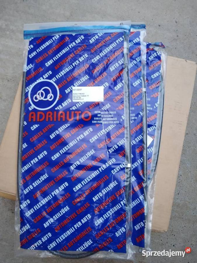 LINKA HAMULCA RĘCZNEGO 6Q0609721C SKODA VW SEAT osobowe Układ hamulcowy sprzedam