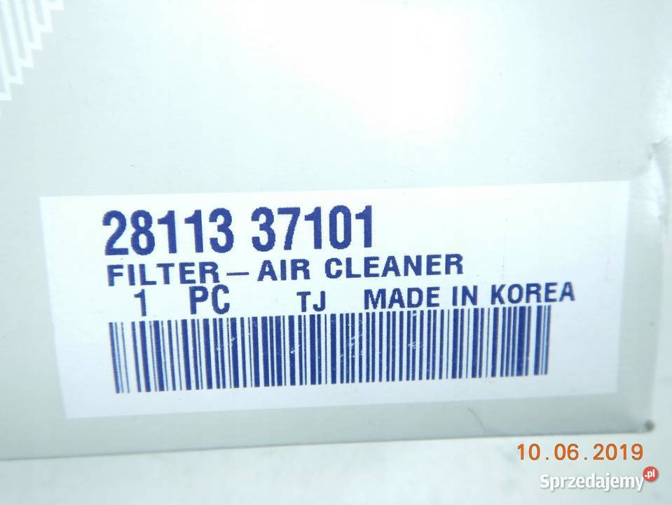 FILTR POWIETRZA HYUNDAI SONATA 20 25 27 ASO osobowe