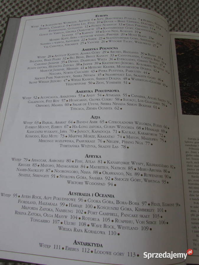 cuda natury książka album Kraków