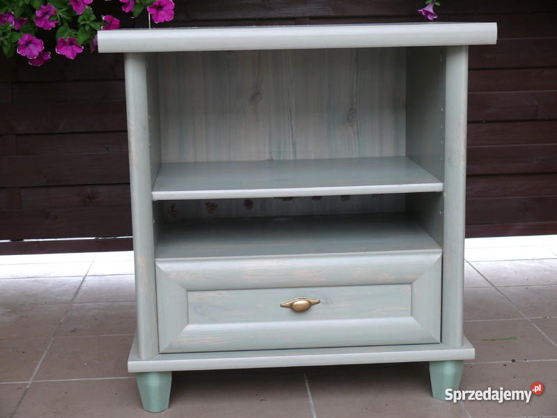 BLACK RED WHITE STYL RETRO RTV ŁAWA WITRYNA Pruszcz Gdański